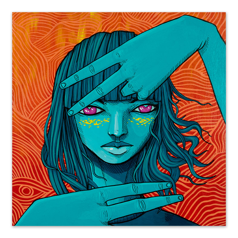 terrible twos art portrait