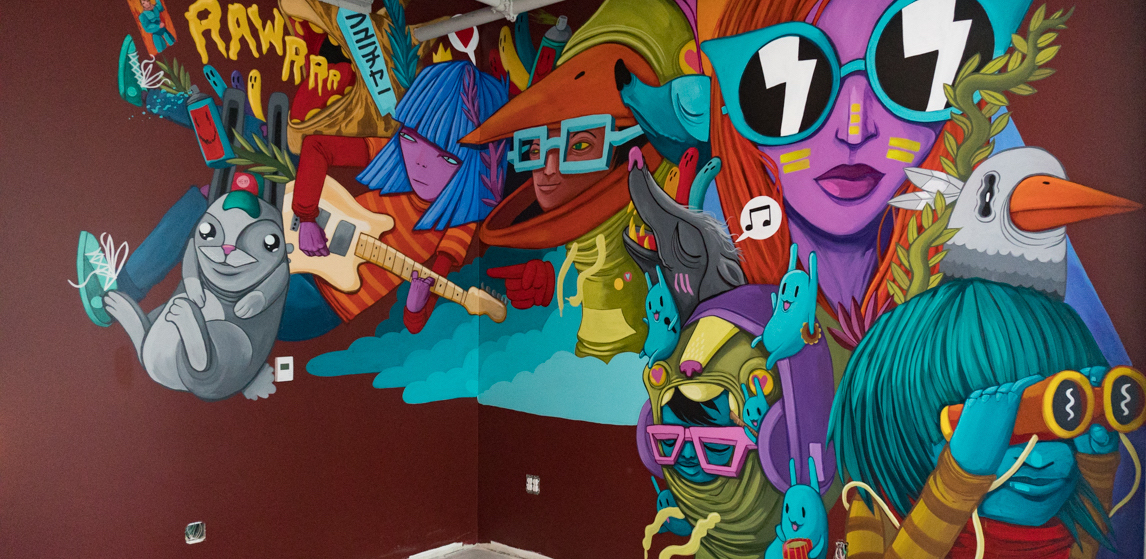 capitol one mural